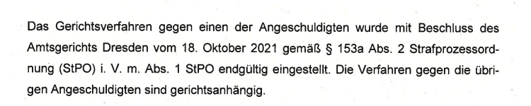 luna_le's tweet photo. 6 Beamte sollen 2018 in der #JVA Dresden Migranten misshandelt haben. Die Verfahren lassen trotz Anklagen weiter auf sich warten, gegen einen Tatverdächtigen wurde das Verfahren eingestellt. 
Ein Betroffener wurde abgeschoben &amp; hat Nebenklage beantragt. 
https://t.co/wEHGIkysN3 https://t.co/n1lA301eQD
