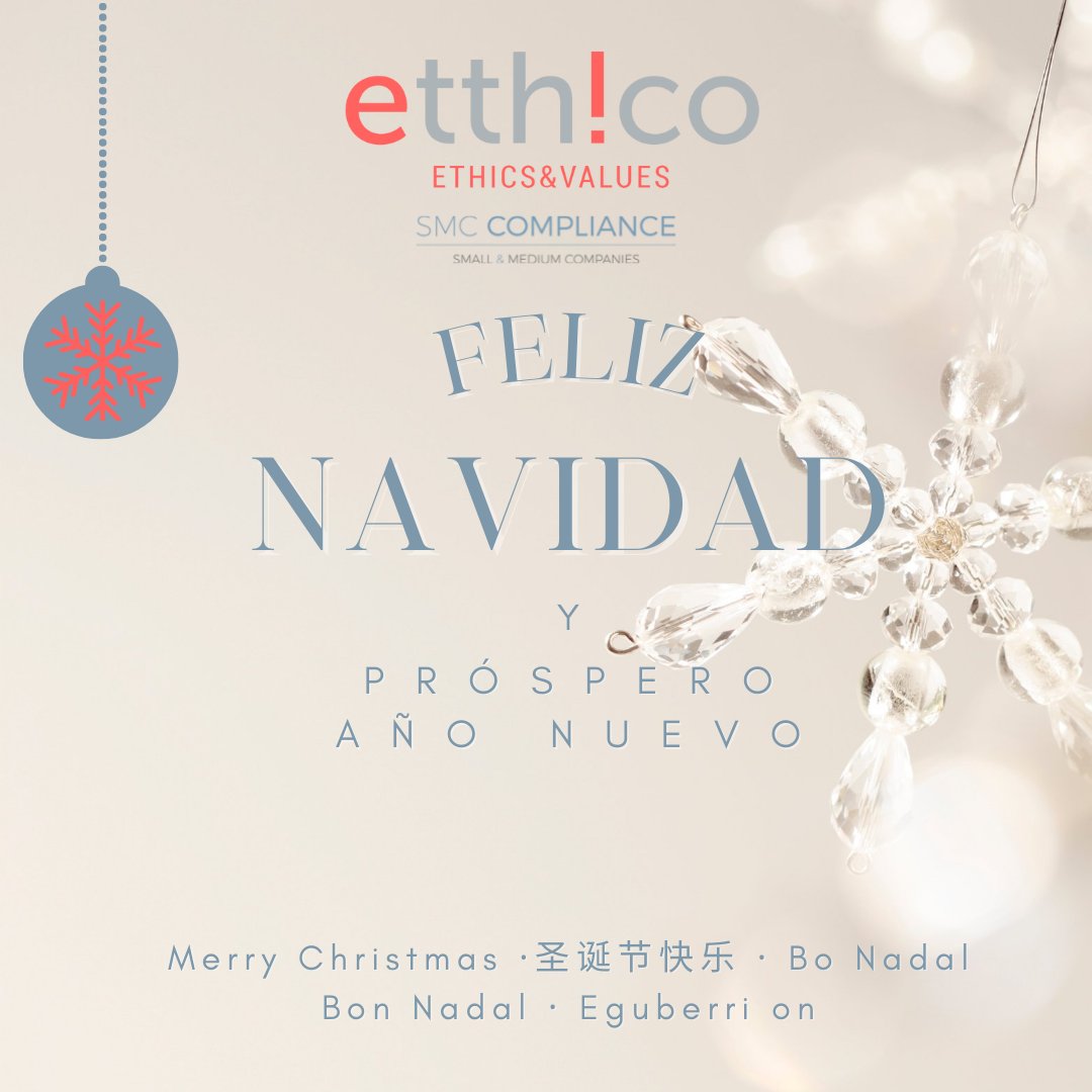 etthico's tweet photo. ¡Felices fiestas! De parte de todo el equipo de SMC Compliance. Gracias por la confianza depositada en nosotros. Seguiremos ofreciéndoles la garantía y calidad de un buen servicio. https://t.co/lXdSxylfUQ
