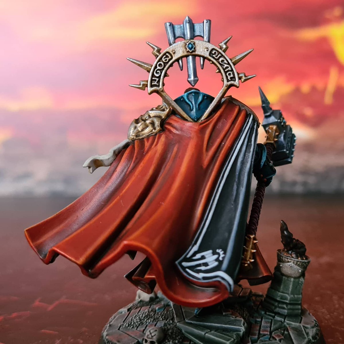 HandsVsWorld's tweet photo. Baatian Carthalos #WarhammerCommunity #NewAoS #Warmaidens #Warmongers #StormcastEternals #CelestialVindicators #AgeofSigmar #BastianCarthalos #LordCommander #Annilhilators #Vindictors #Thunderstrike @lasshammer https://t.co/97Whl2p2q6