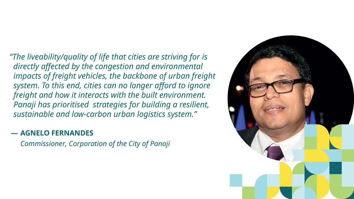 ICLEISouthAsia's tweet photo. #EcoLogisticsinPanaji

The Hon'ble Commissioner of Corporation of the City of #Panaji on how his city is working on strategies to build a #resilient, #sustainable, and #low-carbon #urban #logistics system. Watch this insightful video: https://t.co/ECD0cRuqjH 

@iki_bmu @ICLEI https://t.co/PESOviw0jB