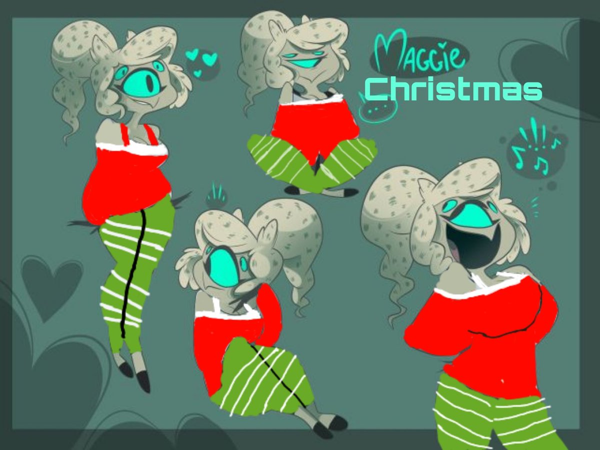 MonsterBuilds's tweet image. #VivziePopTimber Christmas maggie