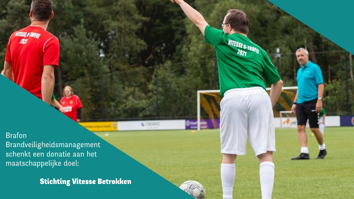 Brafon_nl's tweet photo. Brafon Brandveiligheidsmanagement doneert ook dit jaar het budget voor relatiegeschenken aan een goed doel. In Stichting Vitesse Betrokken heeft Brafon afgelopen jaar een mooie partner gevonden en daarom schenken wij graag een donatie. Lees meer:
https://t.co/v1e9HjnbPK https://t.co/d7mLnc9NIH