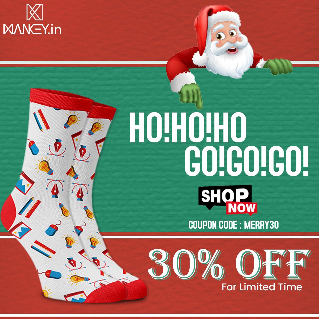 mankey_in's tweet photo. Christmas sale! Christmas sale! 😍
Hey everyone ☺️❤️🎉🎅🎄🎈🎈
We have some special offers for you.
We are offering up to 30% off on ALL items until the end of December.
Shop now at https://t.co/W4jIil2Ofj!

#fashion #socks #ChristmasSale #christmasoffer #wednesdaymotivation https://t.co/2rt1xQvEJJ