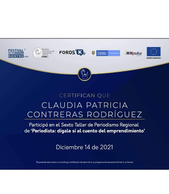 Claudiapolitics's tweet photo. Gracias por adquirir màs conocimiento en medios de comunicación. https://t.co/6UN9Bv9BEU