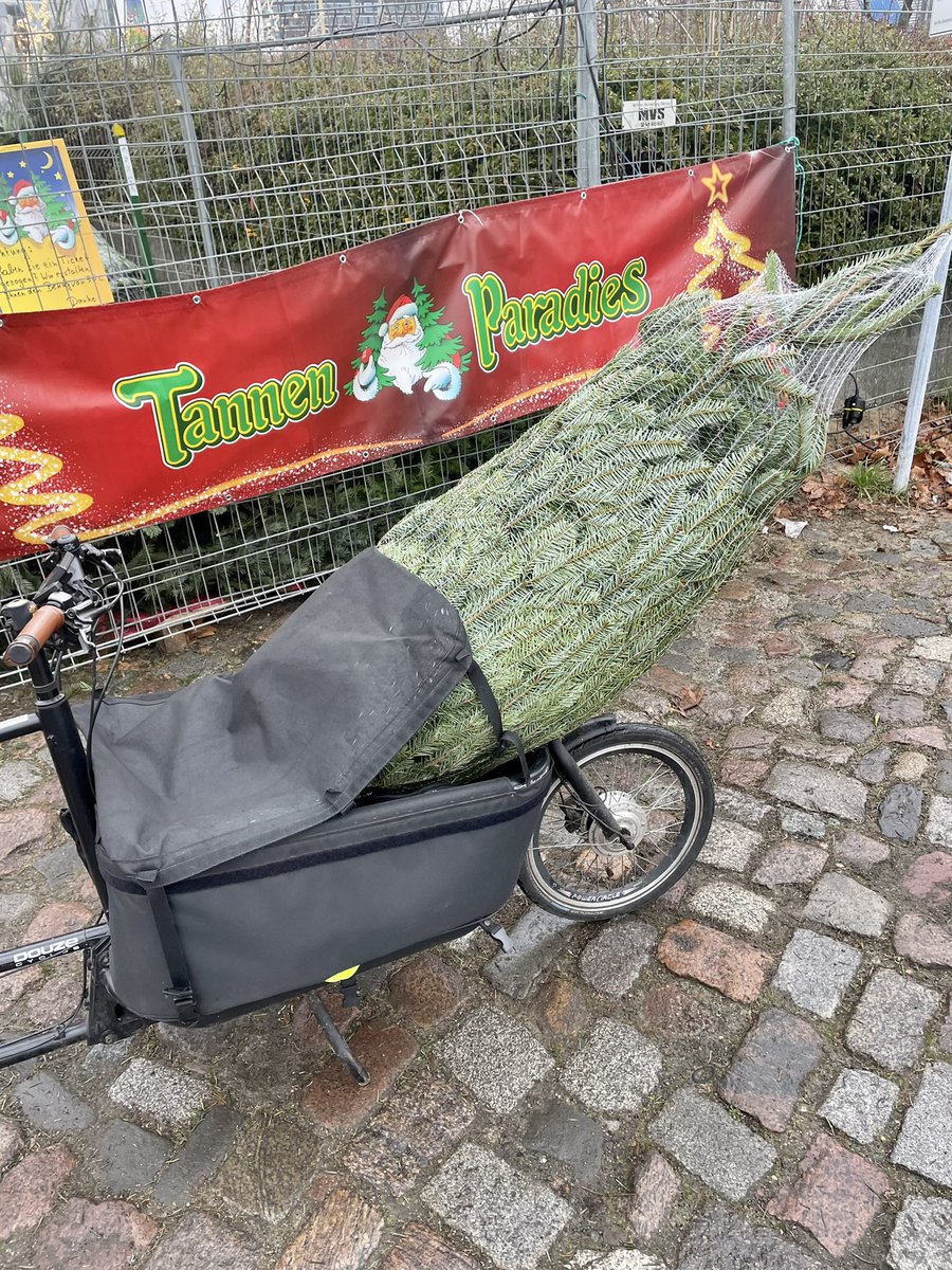 Wie jedes Jahr…#TreeByBike #Xmas