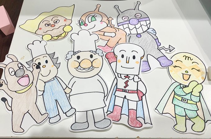 アンパンマン達のtwitterイラスト検索結果