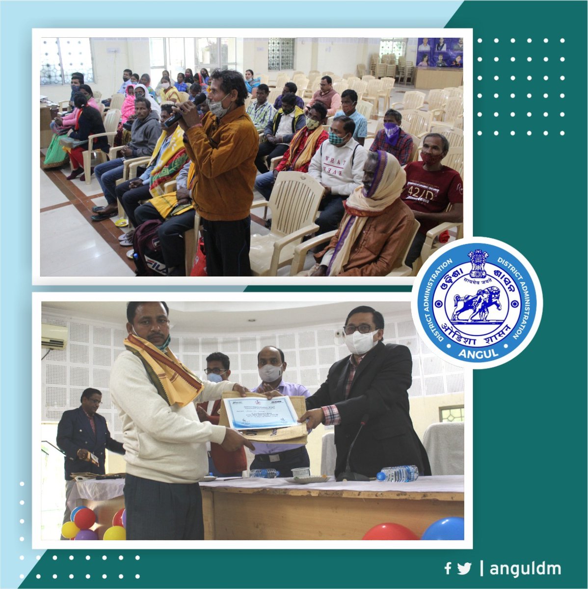 angul_dm's tweet photo. Parents Meet under DDU-GKY was organised successfully on 21.12.2021 at Zilla Parishad Conference Hall, Angul. 61 participants participated in the program. Out which 34 Parents of placed candidates participated. https://t.co/747jEedOCT