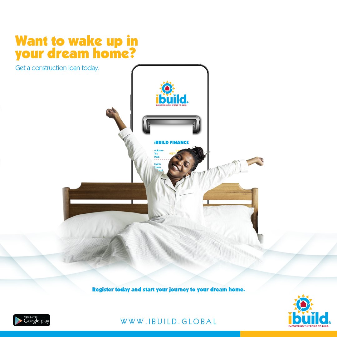 Want to wake up in your dream home? Get a construction loan today. 

Register today and start your journey to your dream home.
bit.ly/3yCPzIR

#iBUILD​
#homeownership​
#newhome​
#homeowner​
#dreamhome​
#livefree​
#trustedhands​
#latesthomeowner​
#2022homeowner