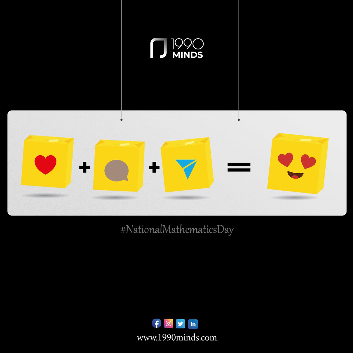 1990minds2's tweet photo. Mathematics is the best thing in this world because it is true and logical
National Mathematics Day
.
.
#NationalMathematicalDay #MathematicalDay #mathsday #like #share #comments #happieness #digitalmarketing #marketingsolutions #opportunities #1990minds #bangalore https://t.co/NGO0Upcu8m