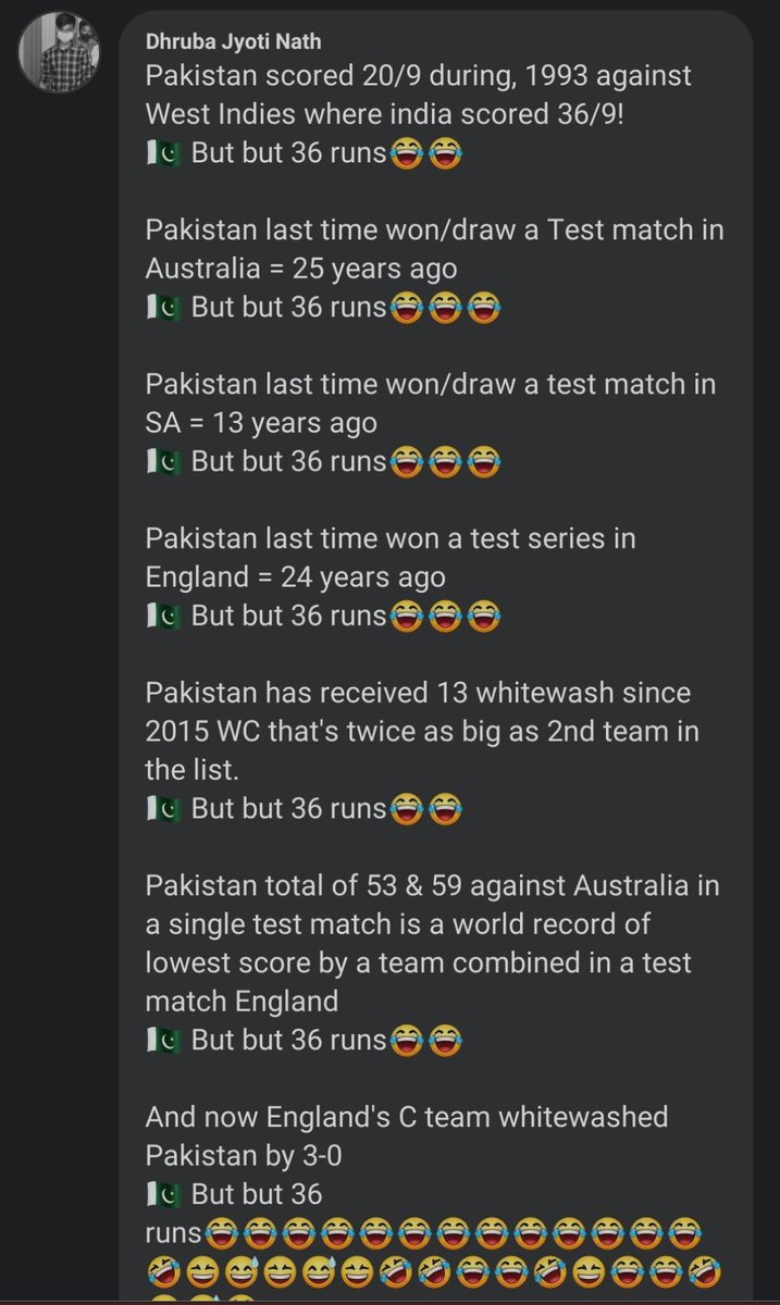 Cricket899's tweet photo. @Asad24295209 @King3678180 @ICC 😂 https://t.co/8bK8kNBHAd