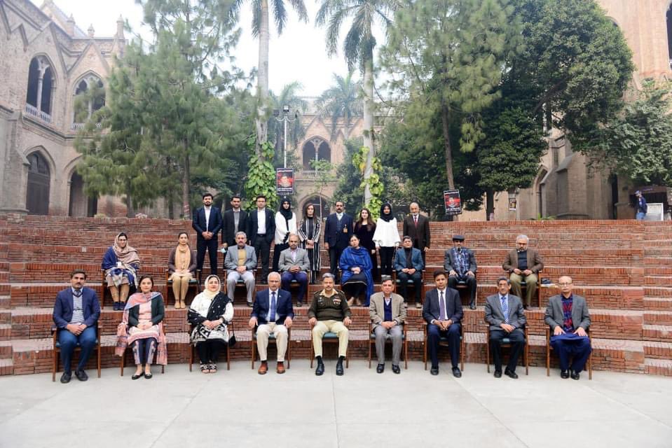 gcuans's tweet photo. The commemoration of martyrs of terrorist attack on the Army Public School on the 16th of December was made by Government College University. A seminar titled “APS Massacre: A soul stirring tribulation” was organized by GCU Anti-Narcotics Society. https://t.co/Hyaw4uQrNP