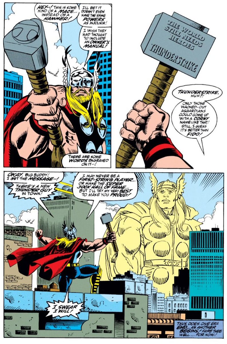 HFoh's tweet photo. Thunderstrike!
The Mighty Thor # 459 by Tom DeFalco, Ron Frenz, Al Milgrom & Mike Rockwitz.
#ronfrenz #almilgrom #mikerockwitz #tomdefalco #themightythor #thunderstrike #ericmasterson #marvelcomics #comicbookbroadcaster #thecosmiccomicbookbroadcast
https://t.co/aFjDnfnJ4c https://t.co/4LN0yiaSwq