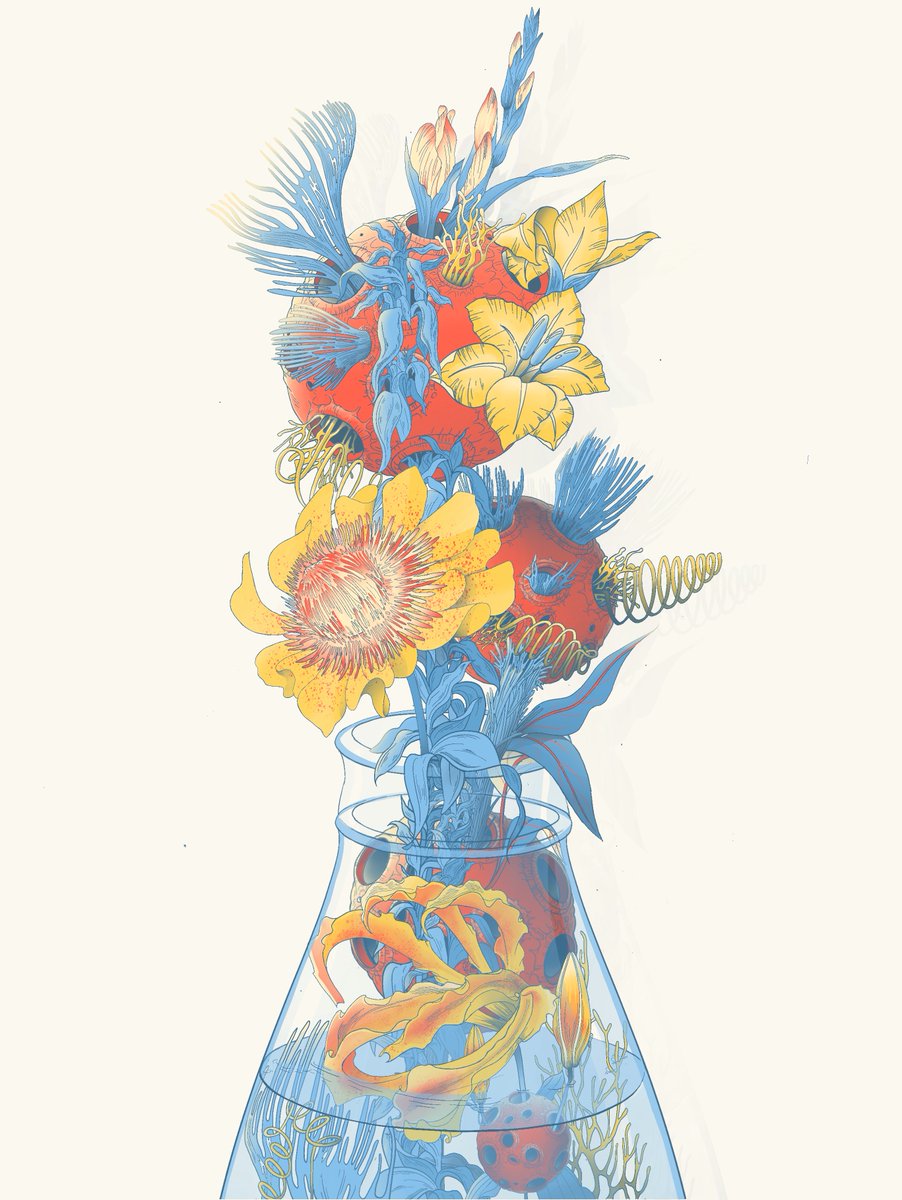 naynayadav_'s tweet photo. GM Twitter 🌞
Aqua Bloom was the first artwork I explored in this style, during the first lockdown.
Not really sure I want to sell it but my rarible profile was looking empty :P

Prints for this are available with @KultureShop 

https://t.co/epiheav0St #rarible #eth #nft https://t.co/E4NtYsiGDy