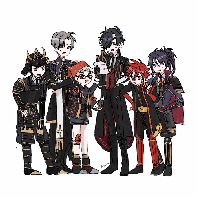 今回の連隊戦の出陣部隊!頑張ろ〜!🌹 