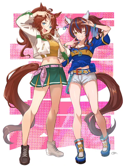 ズッ友
#ウマ娘 #ダイタクヘリオス #メジロパーマー 