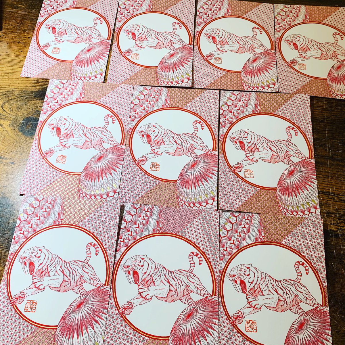 ホワイト系 日本の職人技 赤絵細描風アート 鞠 イラスト原画 絵画 タペストリ 美術品ホワイト系 9 000 Eur Artec Fr