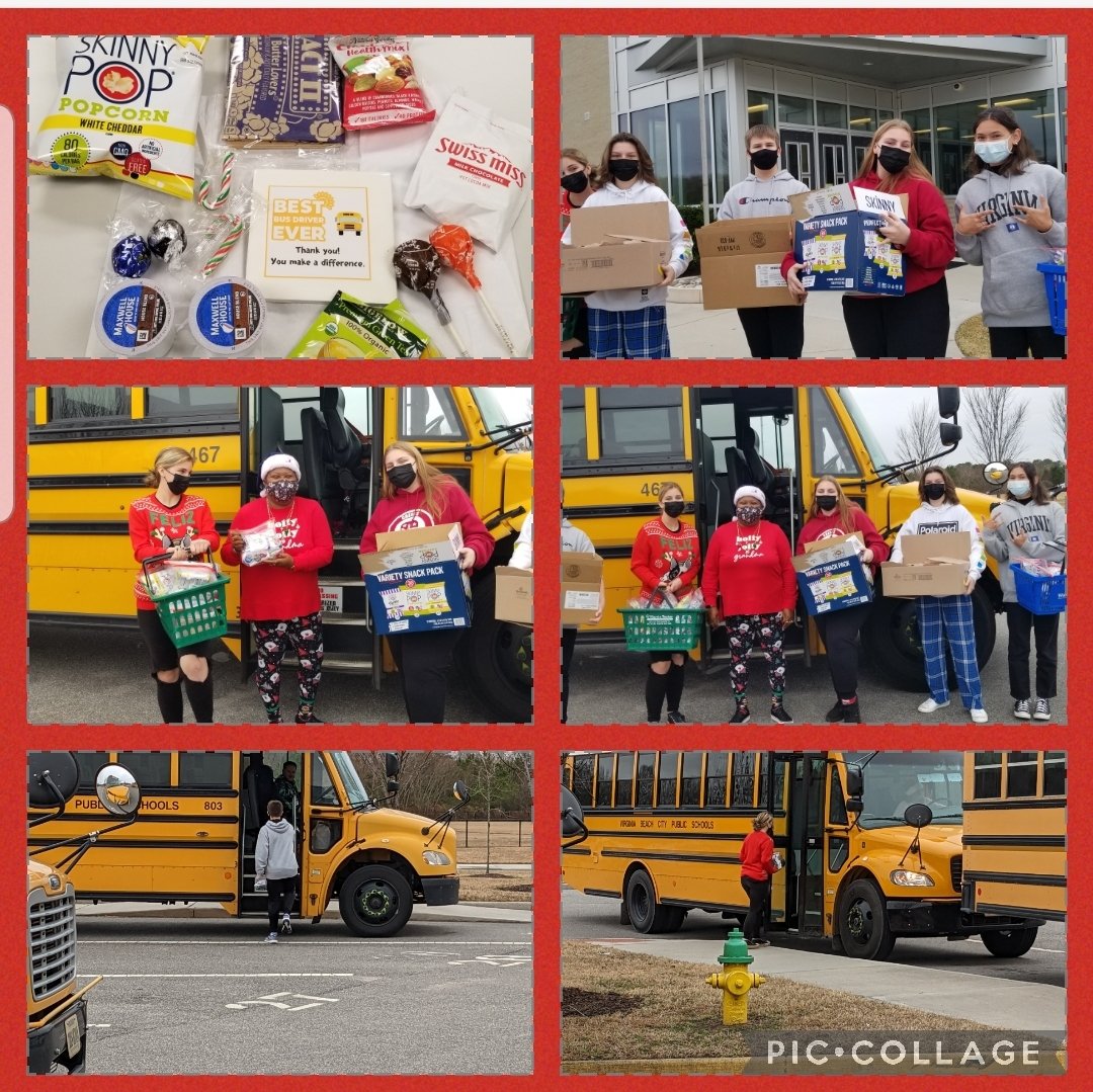 TechCoachLaura's tweet photo. Chilly weather didn't stop @KellamHigh ss' Jocelyn, Jada, Lauren, Harrison & Kristen from completing our last holiday project in 2021. Ss were eager to hop on each bus to wish the driver & assistant a happy holiday & share appreciation for their driver. #HappyHolidays #JoytoAll https://t.co/D1As3Etxgd