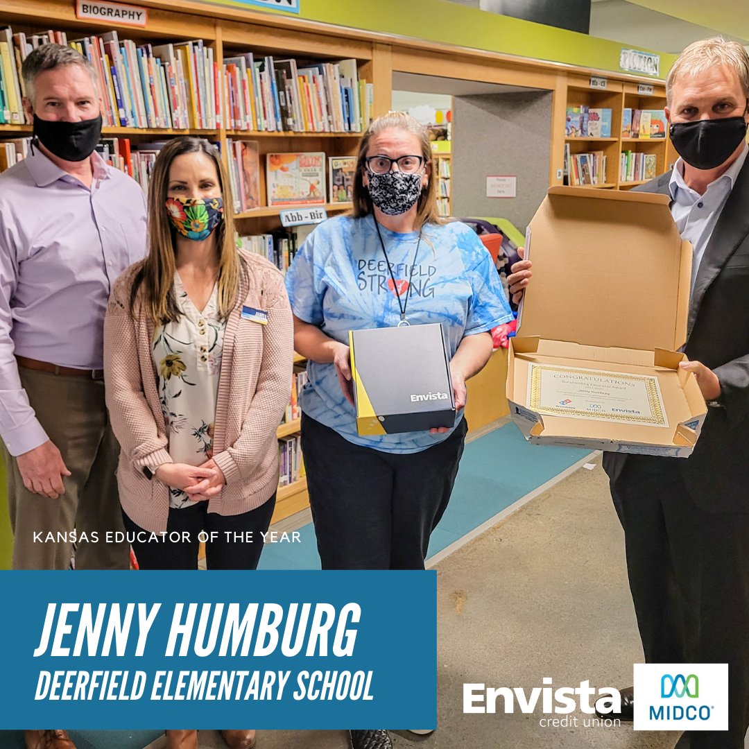 The December Educator of the Year winner is Kindergarten teacher, Jenny Humburg, @deerfielde https://t.co/9WjID2YHpO