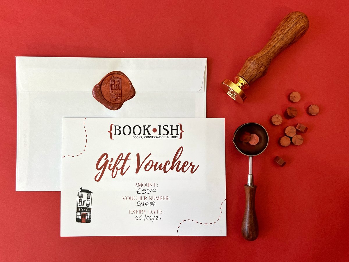 Today is the last day to get gift vouchers sent out in time for Christmas ✉️

Choose your amount and we will wax seal it and send it on it's way to delight someone you love on Christmas Day!! book-ish.co.uk/product/GV20/