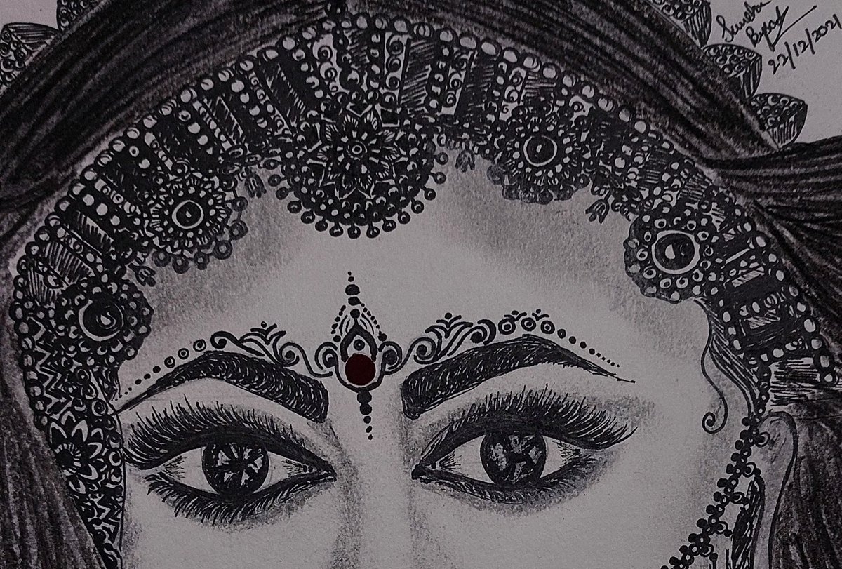 BysackSunetra's tweet photo. || FIERCE ||

P.S- The idea was taken from pinterest.

#my_sketch https://t.co/E2ScTRzeMA