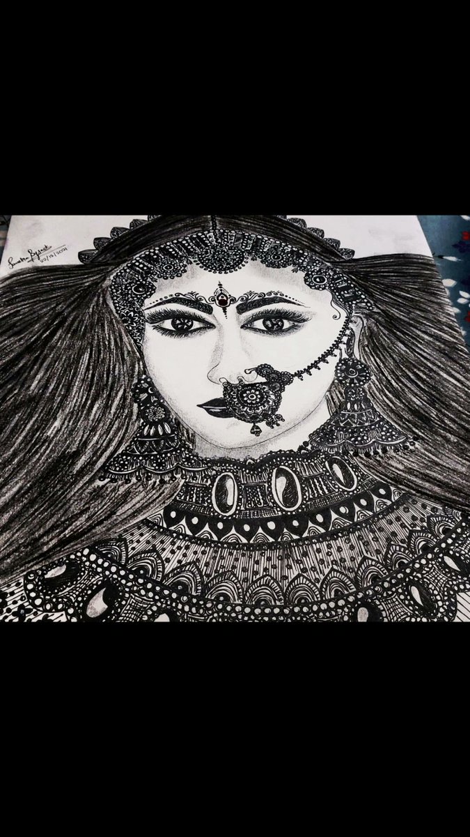 BysackSunetra's tweet photo. || FIERCE ||

P.S- The idea was taken from pinterest.

#my_sketch https://t.co/E2ScTRzeMA