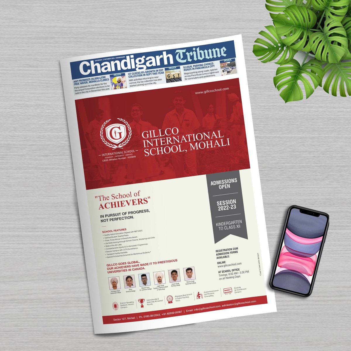 MindspanBrandCo's tweet photo. Gillco International School, Mohali which aims at imparting the youth generation with knowledge &amp; an aspiring future. Team Mindspan developed a detailed print advertisement, outdoor hoarding &amp; standee creatives to create awareness amongst the masses.
@gillcointernational https://t.co/Ml2pUAOTl0