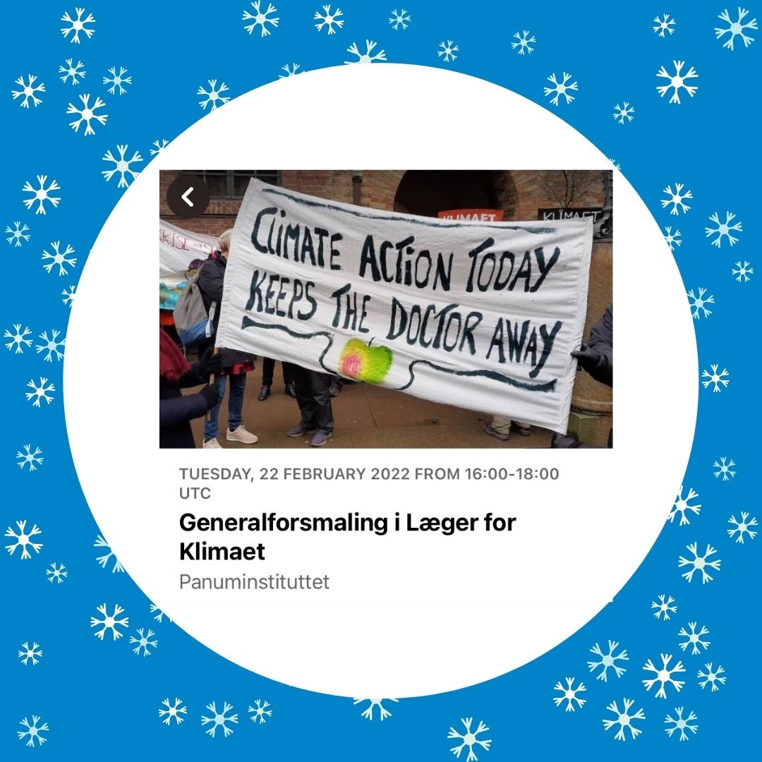 Laegerforklima's tweet photo. Låge nummer 22 snyder og er ikke et tilbageblik men et blik ud i fremtiden. Det er nemlig blevet tid til at indkalde til vores årlige generalforsamling. Det kommer til at foregå tirsdag d. 22 februar kl. 17 i København og vi håber, at se mange af jer. https://t.co/OW0vczxDNP