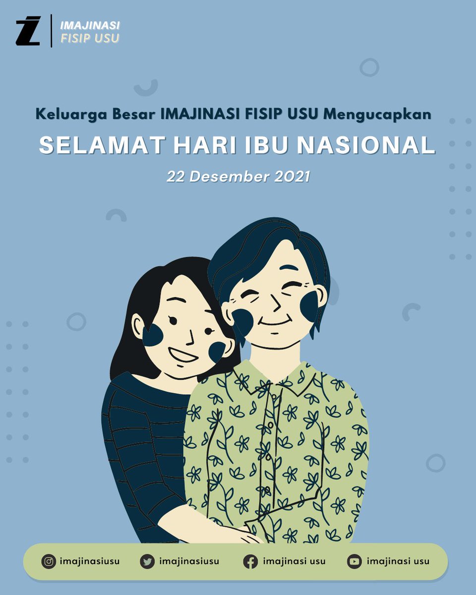"Seorang ibu adalah dia yang dapat menggantikan orang lain, tetapi tempatnya tidak dapat digantikan oleh orang lain."

- Cardinal Mermillod

Selamat Hari Ibu Nasional 2021

Salam IMAJINASI!