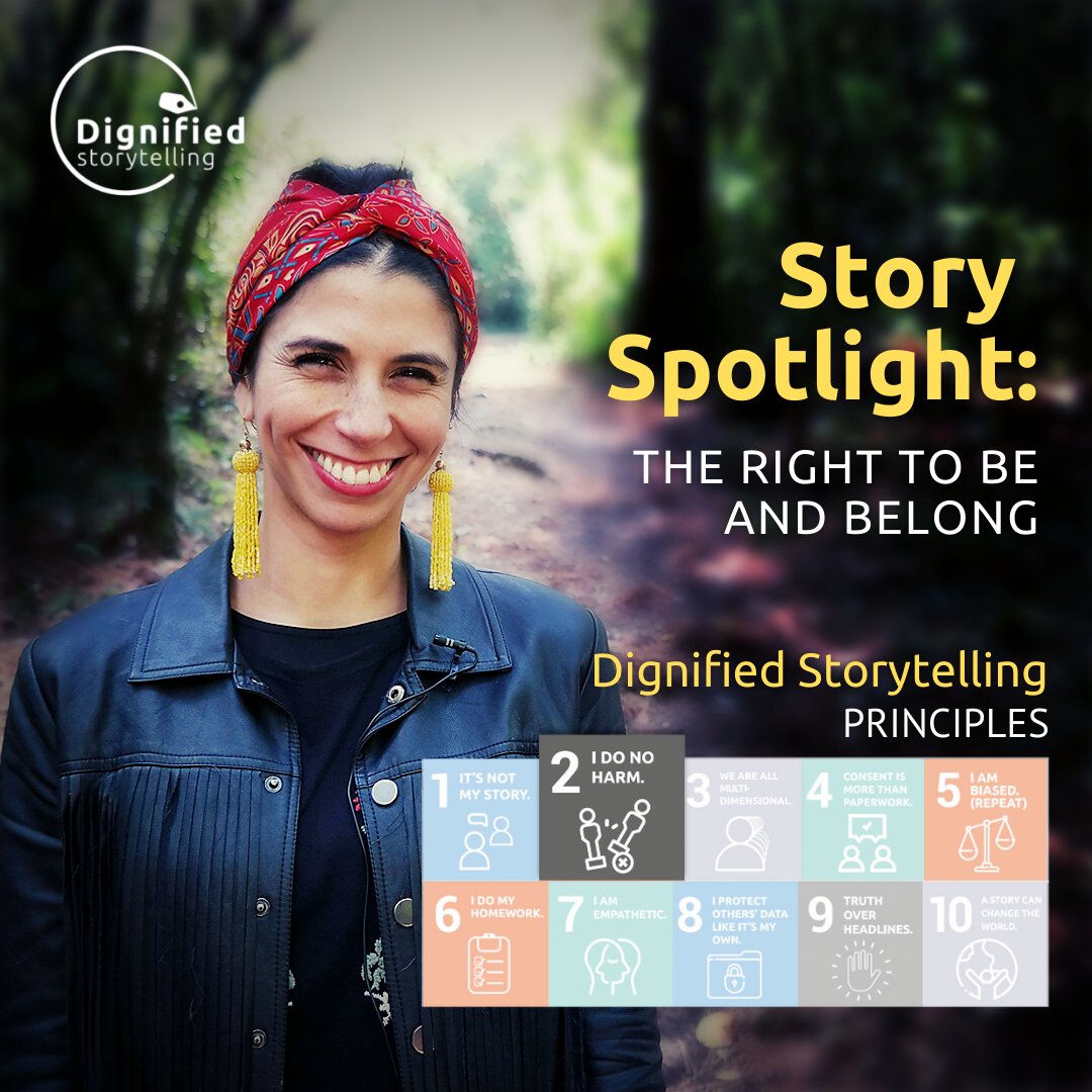Dignified Storytelling Principle No. 2 is brought to life in our Story Spotlight 'The Right to Be & Belong'. Download the handbook and read how a video letter by @Global4Children highlighted the rights of migrant girls in Central America bit.ly/3yNcdOs