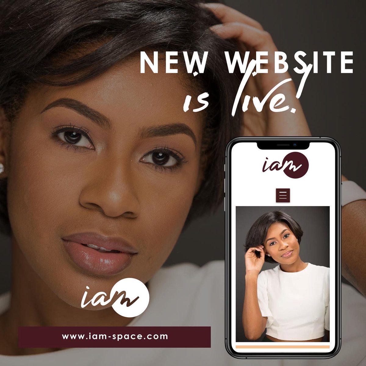 IAMCescilyKay's tweet photo. Website is launched! We live baby!! ✨💕 #IAMSpace link in profile https://t.co/tfNHu5RyxK