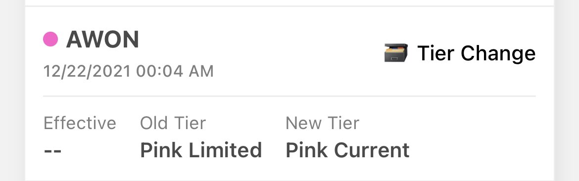 MoseMysterious's tweet photo. $AWON Finally Pink Current https://t.co/t0y2GTBGpA