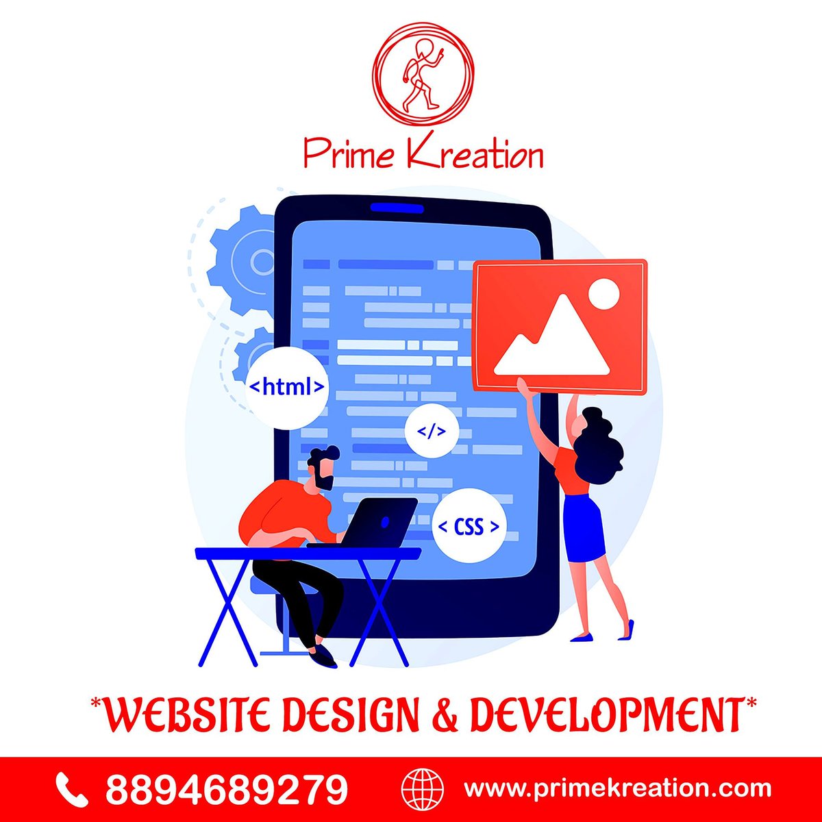 Primekreation's tweet photo. GET WEB DESIGNING AND DEVELOPMENT SERVICES WITH PRIME KREATION!
https://t.co/XwabBLpMeq
Call:8894689279
#primekreation #webdesign #webdevelopment
#brandbuilding #digitalmarketing https://t.co/tXmFid0Iqc