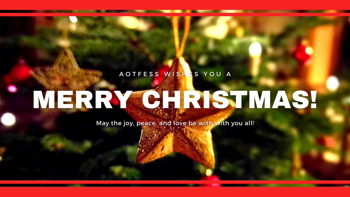 aotfess's tweet photo. Have a wonderful Christmas, everyone! https://t.co/5L42PszYcb