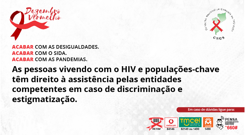 CNCSMocambique's tweet photo. #DezembroVermelho
“As pessoas vivendo com o HIV e populações-chave têm direito à assistência pelas entidades competentes em caso de discriminação e estigmatização”.
#acabarcomasdesigualdades
#acabarcomosida
#acabarcomaspandemias
#CNCS
#HIV https://t.co/fhwgJPFEMC