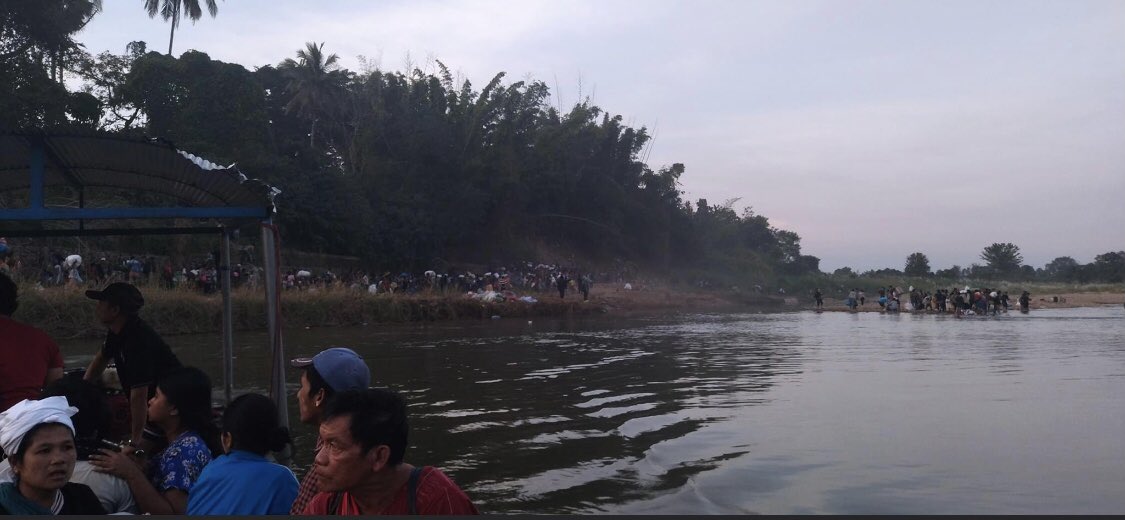 RF12212's tweet photo. Thanks Thailand for your humanitarian supports to those peoples who flee from their home during the attack by Myanmar terrorist Min Aung Hlaing military group in Burma.#SaveMyanmar #CrimesAgainstsHumanity https://t.co/k1n2sMwpIm