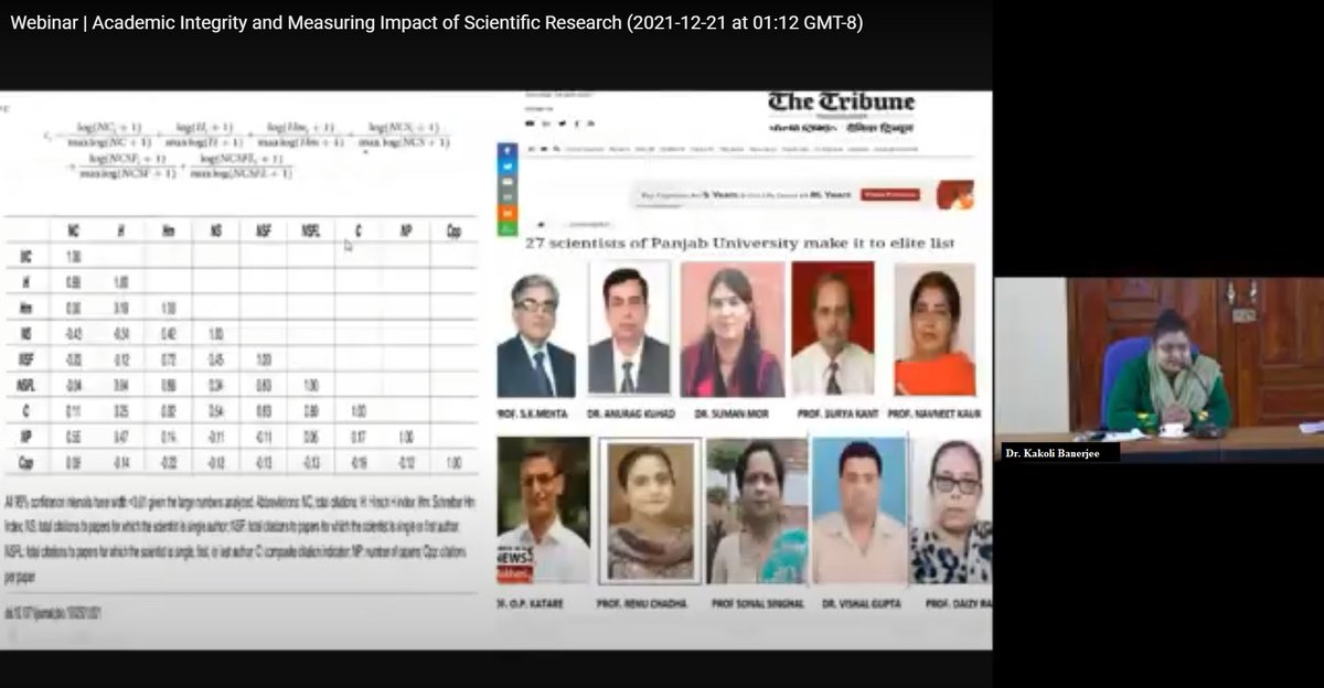CUOLibrary's tweet photo. @CUOLibrary @cuokoraput successfully organised Webinar on "Academic Integrity and Measuring the Impact on Scientific Research" on 21st December, 2021. https://t.co/darV0gtEB9
