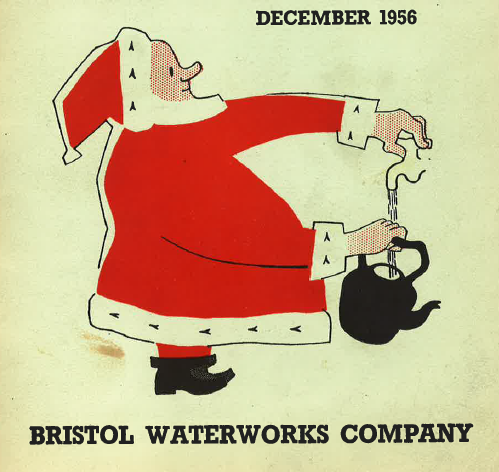mcguffog_iain's tweet photo. To finish off the 175th birthday year, why not 1956 Christmas greetings from @BristolWater, alongside some helpful cocktail party hosting hints #waterhistory #BW175 https://t.co/AEdLQR0C6v
