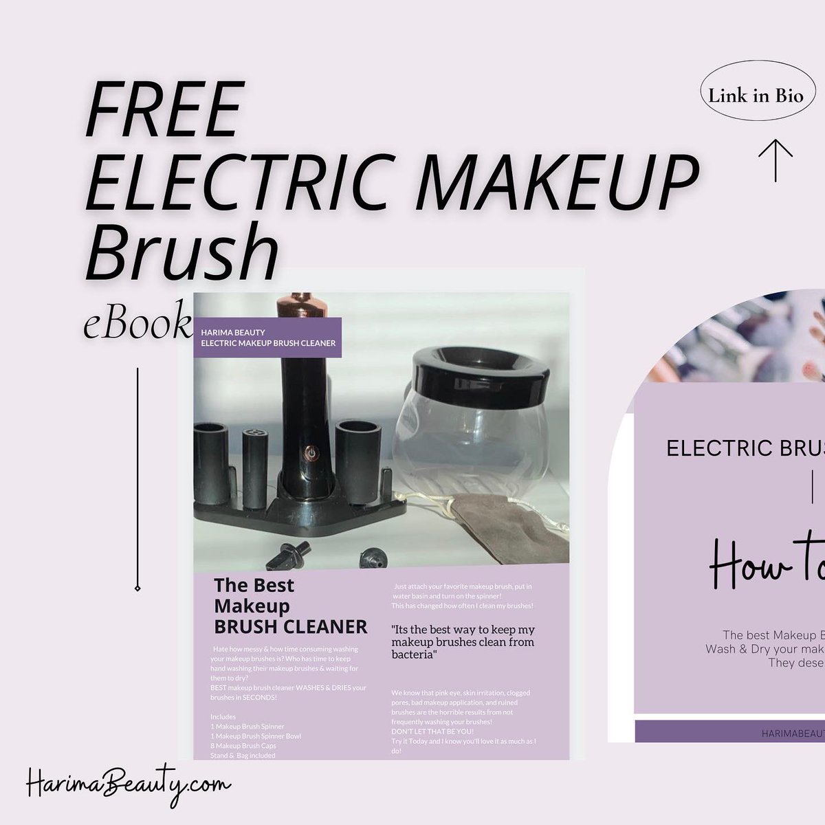 HarimaBeauty's tweet photo. Grab your Free ⚡️Electric Makeup Brush Cleaner eBook 💕
https://t.co/zv5qSA5Fpm https://t.co/ORKfm9i3zA