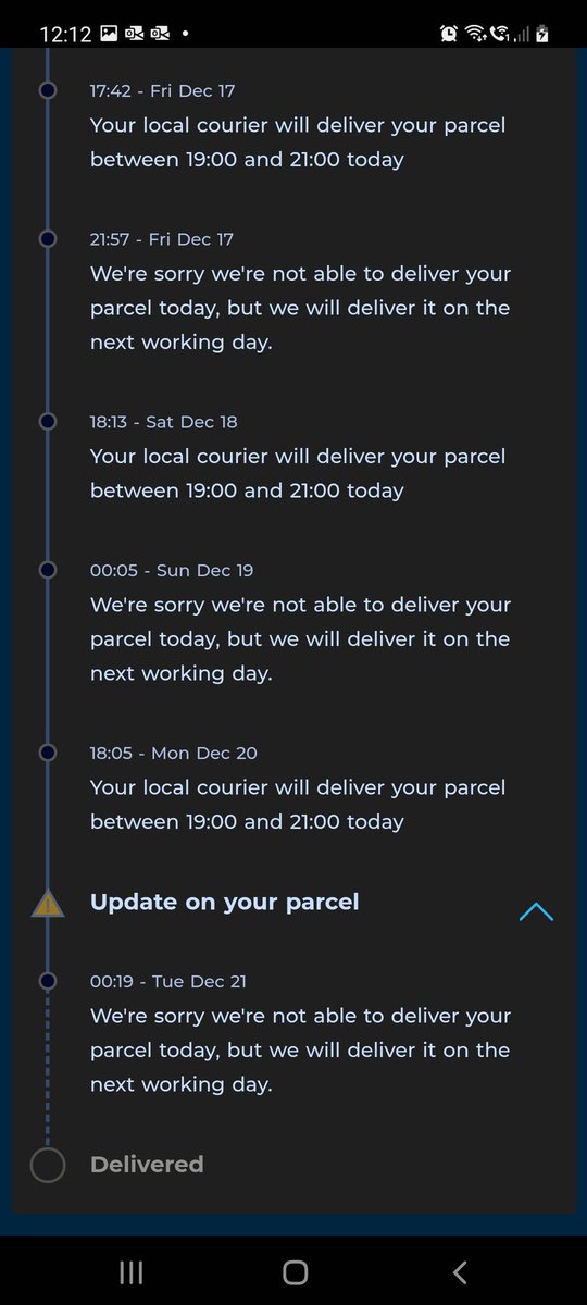 CarloneBuses's tweet photo. @Hermesparcels Hermes you were meant to deliver my parcel on on next day service last friday, tracking no: T01TFA0010422095
Why is your website so rubbish, want to talk to a human via chat, email or phone number? Can someone get back to me please ASAP. https://t.co/9EL9UT5fyC