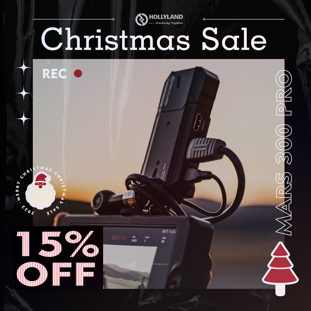 Hollyland_Tech's tweet photo. 🎄 XMAS SALE IS NOW!🎄 15% off for #Mars300Pro from 14th December to 24th December. 🎅🏼Keep your work wireless-free! 🎥🔥🔥🔥
Buy it from: https://t.co/HnSawgu027
#Hollylandtech #Hollyland #Hollyview #Christmas #Sale #christmassale #wireless #wirelesstransmitter #filmset https://t.co/wJoB9y9e22
