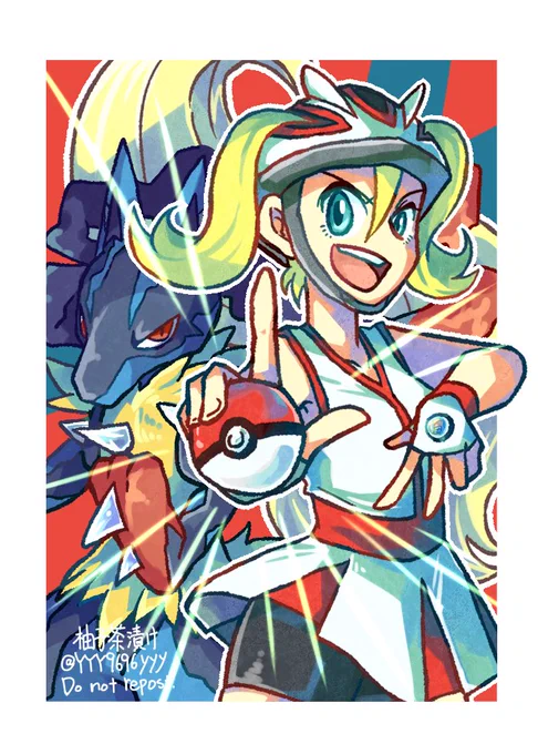 コルニとメガルカリオ 