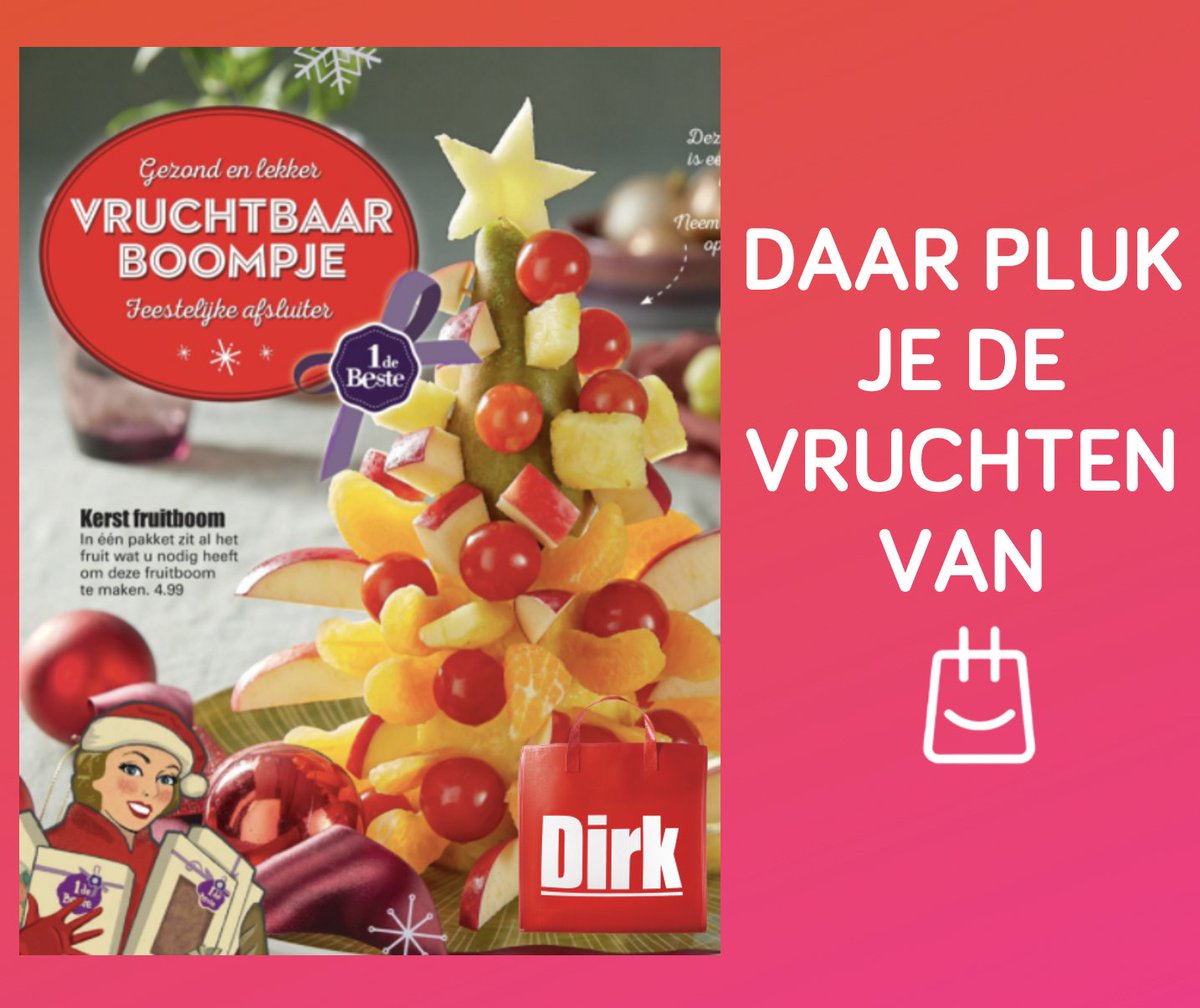 Voor ook wat gezonds bij het kerstdiner, ga je naar <a href="/dirkvandenbroek/">Dirk van den Broek</a> voor deze overheerlijke fruitboom folderz.nl/zoeken/fruitbo… want daar pluk je de dag erna zeker de vruchten van 🍎🥝🍍