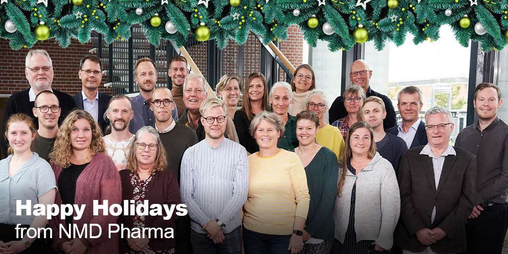 NMDPharma's tweet photo. Happy holidays from all of us at NMD Pharma. We wish everyone a healthy and restful end to the year. 

#NMDPharma #happyholidays #neuromusculardisease #biotech #healthcare https://t.co/ZKOLi8OD71