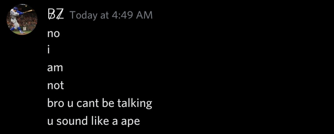 iam_lowkeyy's tweet photo. he said this knowing im black.. https://t.co/BkkmBu1m5u