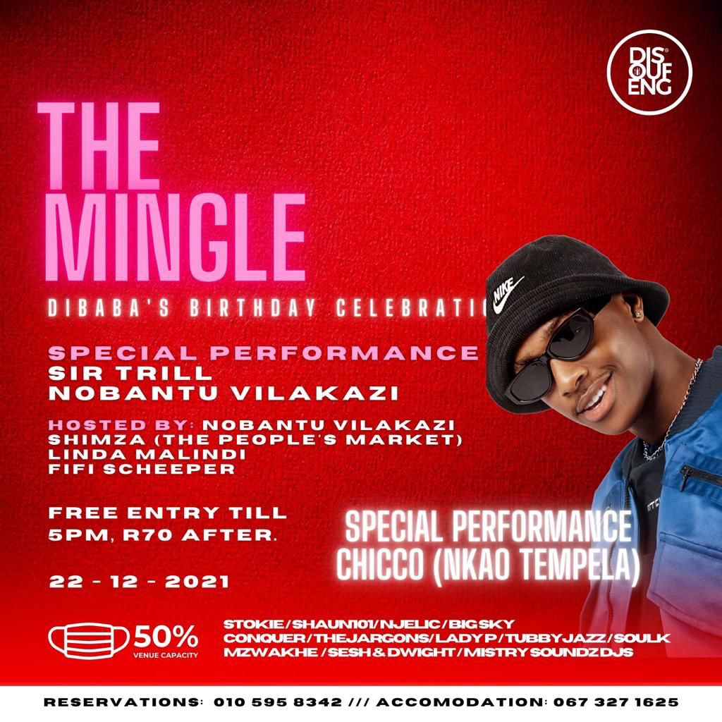 _Thaso's tweet photo. Celebrating Dibaba today at @DISOUFENG_PUB and we have a special performance today ๐๐พ๐ฅณ #TheMingle https://t.co/vbjoppcPFQ