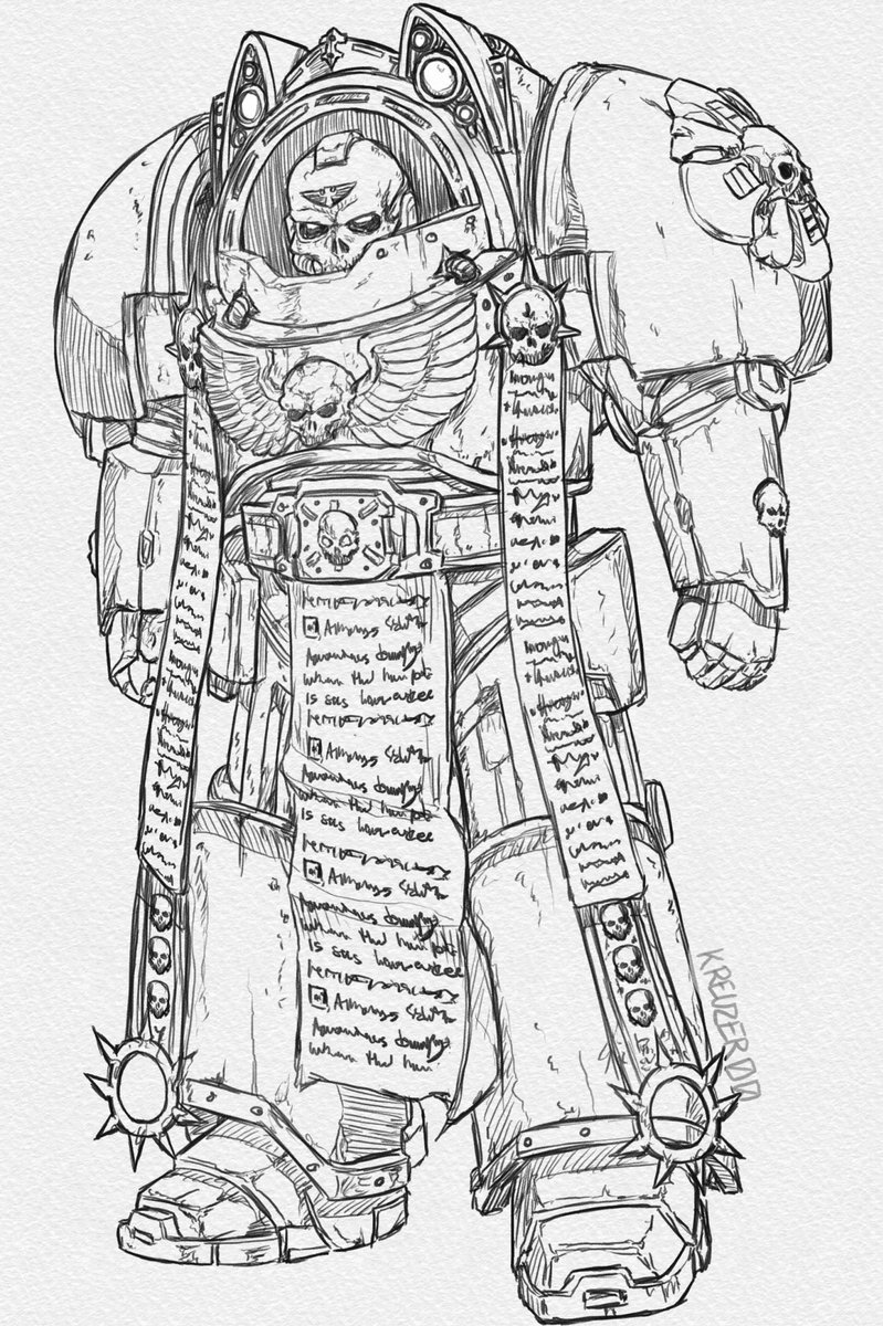 Chaplain in Terminator Armor 