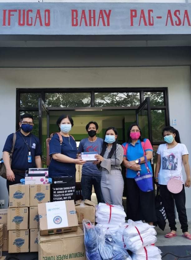 DiwasDexter's tweet photo. #UNODC and #INL brought hope to Ifugao Bahay Pag-asa by providing PPEs and cleaning and hygiene materials. 

#LeaveNoOneBehind https://t.co/TQJcGD0kw5