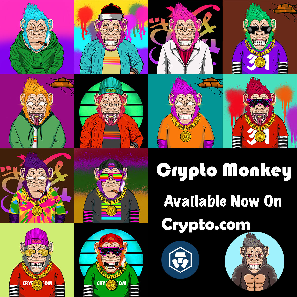 CryptoMonkeyNFT's tweet photo. 🎉Check out Crypto Monkey at https://t.co/OvF4NGz5s0 NFT! 

https://t.co/jw4PSjoZnd

#Crypto #cryptocomnft  #nft #NFTs #NFTTHAILAND #NFTCommunity #NFT #nftcollector #NFTdrop #NFTcollection #NFTartist #nftcollectors #Cryptocom https://t.co/qC0jjAV7dN
