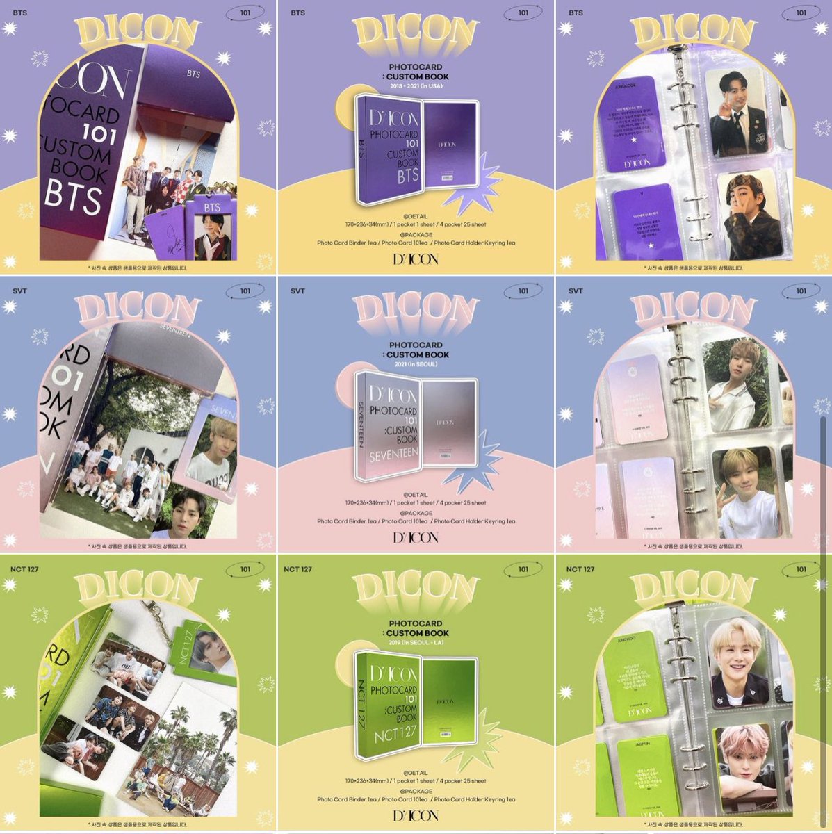 bangkpopmerch21's tweet photo. BTS, SVT, NCT DICON PHOTOCARD CUSTOM BOOK PH GO

Est. all in price: ₱1,500-1,800
(will post the final price tom)

dop: ₱500dp to secure, BAL. JAN 15, 2022 (flexible as always)
eta: 2-3 weeks after ship out
mod: ggx &amp; jnt 

💌 Dm to reserve yours https://t.co/MCX4ro1ydw