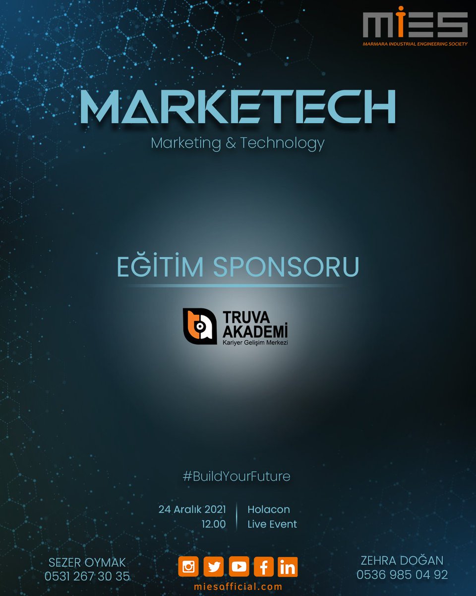 MarkeTech'teki tüm sponsorlarımıza teşekkür ederiz.

Etkinliğimizde görüşmek dileğiyle.🧡